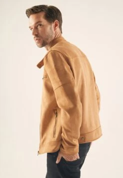 Pier One Chaqueta De Cuero Sintético - Cognac -Ropa De Hombre Ventas 0a0417ef66734e4d9a1d0a70b0e082cc