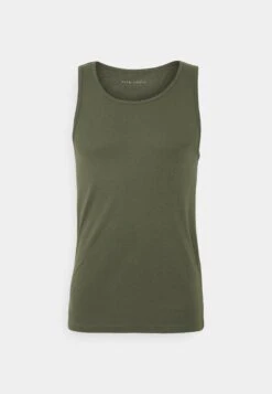 Pier One 3 Pack - Camiseta Interior - Black/Khaki/Mottled Dark Grey -Ropa De Hombre Ventas 0f2fccc3500d43e89c1d03ced73ce834