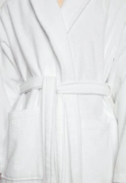 Pier One Shawl Towel Bathrobe - Albornoz - White -Ropa De Hombre Ventas 1460a8bacf3f486eb09f2e9333cde854
