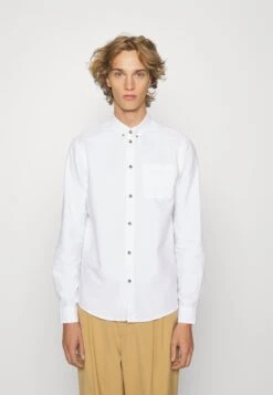 Pier One 2 Pack - Camisa - White/Light Blue -Ropa De Hombre Ventas 14c949f1212547afb20bbae1000abd26