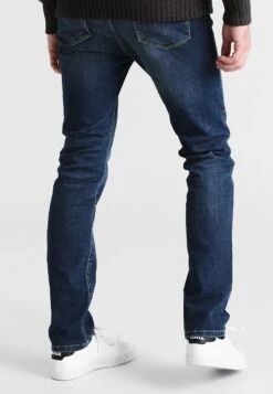 Pier One Vaqueros Rectos - Washed Dark Blue -Ropa De Hombre Ventas 19f71c5aa23e4aee8fbafd64cafceb95