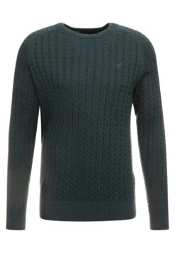 Pier One Jersey De Punto - Mottled Dark Green -Ropa De Hombre Ventas 1b1146f3a9744ed0b520af185093254f