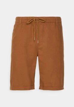 Pier One Linen Blend Drawcord Shorts- Shorts - Brown -Ropa De Hombre Ventas 1ea4e2e885224bdf9790c588673025ff