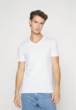 Pier One V Neck Bird Tonal 3 Pack - Camiseta Básica - Light Brown/White/Dark Blue 14 Pier One V Neck Bird Tonal 3 Pack - Camiseta Básica - Light Brown/White/Dark Blue -Ropa De Hombre Ventas 1f5463f9c0604b97998b18e77595bc5f