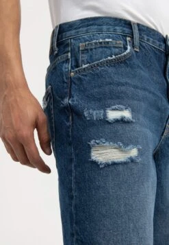 Pier One Shorts Vaqueros - Dark Blue Denim -Ropa De Hombre Ventas 276254a4979c4bad9439f125663ea190