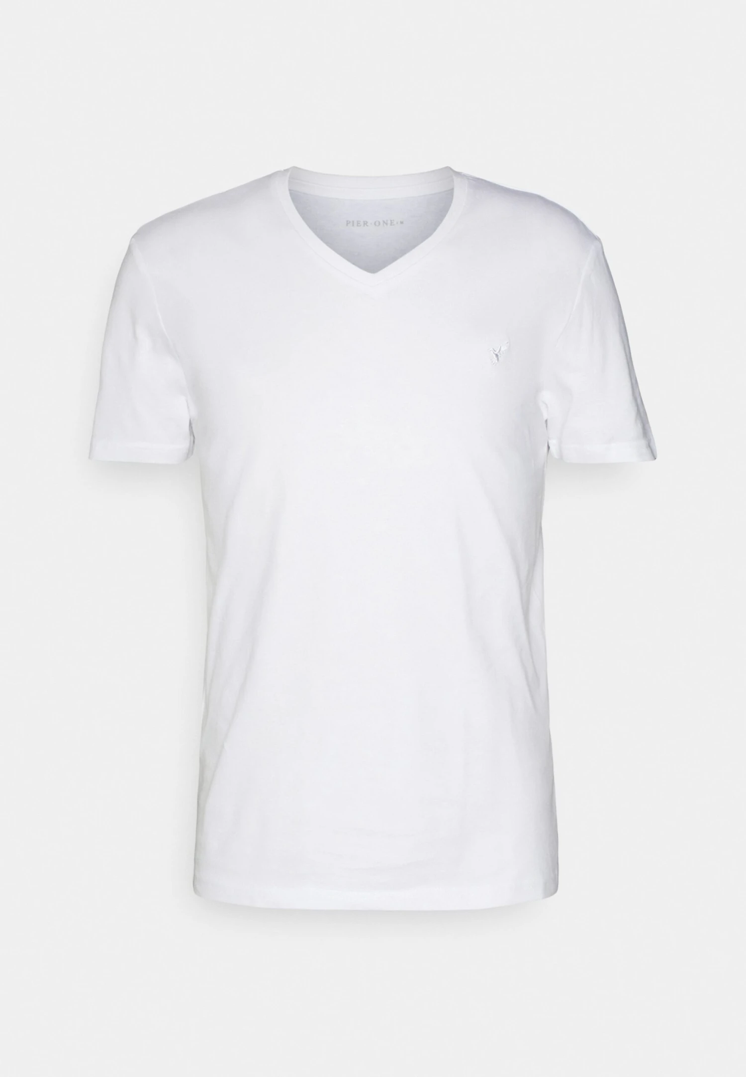 Pier One V Neck Bird Tonal 3 Pack - Camiseta Básica - Light Brown/White/Dark Blue 11 Pier One V Neck Bird Tonal 3 Pack - Camiseta Básica - Light Brown/White/Dark Blue - Imagen 9