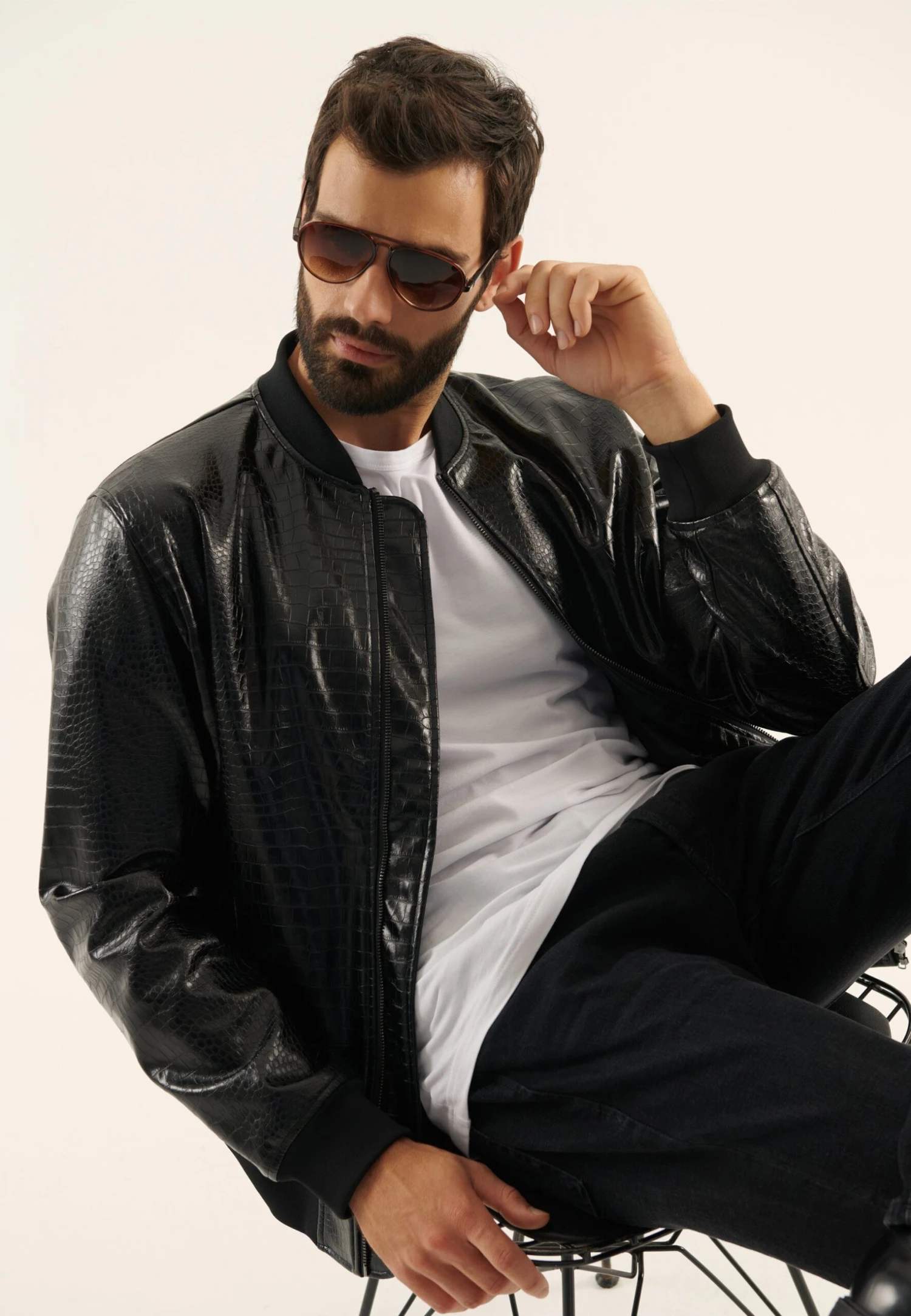 Pier One Chaquetas Bomber - Black 8 Pier One Chaquetas Bomber - Black - Imagen 6