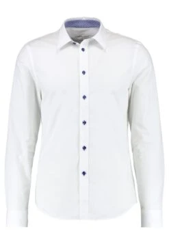 Pier One Camisa - White/Blue -Ropa De Hombre Ventas 2b9d03cd92884ad19608d60ca1b3ea75