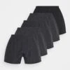 Pier One 5 Pack - Boxer - Black/Dark Grey -Ropa De Hombre Ventas 329cacf728544decb2262cf4c83f209d