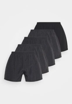 Pier One 5 Pack - Boxer - Black/Dark Grey