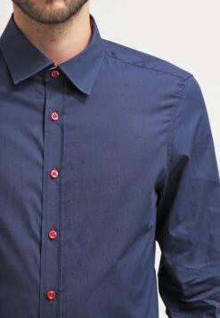Pier One Camisa - Dark Blue/Red -Ropa De Hombre Ventas 332e2fbdcdc54f038b660e01ce1f8b0e
