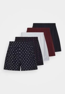 Pier One 5 Pack - Boxer - Dark Blue/Bordeaux/ Blue -Ropa De Hombre Ventas 3422d9ed8c4f49da9db171652d2bfcfc