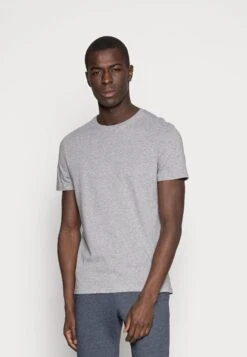 Pier One 3 Pack - Camiseta Básica - White/Black/Light Grey -Ropa De Hombre Ventas 4076e7e50d3a4fb78cc08ea42ee0eb04