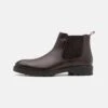 Pier One Leather - Botines - Dark Brown