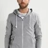 Pier One Sudadera Con Cremallera - Grey Melange -Ropa De Hombre Ventas 4667749c4c894aafacf828e644ad596e