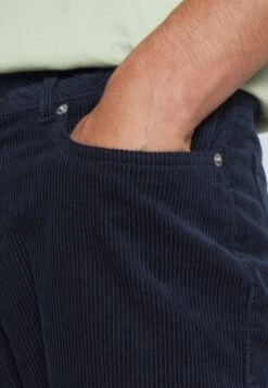 Pier One Corduroy - Pantalones - Dark Blue -Ropa De Hombre Ventas 4a62c5c14b3942dd807a08dcdf55b80a