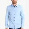 Pier One Camisa - Light Blue/Blue -Ropa De Hombre Ventas 4bccaad215134a4793f5549e9bcf1a07