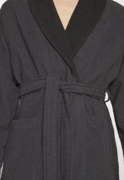 Pier One Shawl Towel Bathrobe - Albornoz - Dark Grey -Ropa De Hombre Ventas 4e0cff6d121542f2a2210634e5d7595e