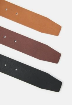 Pier One 3 Pack Unisex - Cinturón - Black/Brown/Cognac -Ropa De Hombre Ventas 5093dbbd357b48f4906cc633ff9bf4ec