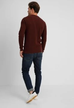 Pier One Jersey De Punto - Mottled Bordeaux -Ropa De Hombre Ventas 5631cf6e55c146d79f2398625f7d7737