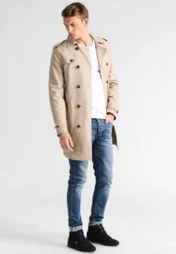 Pier One Gabardina - Beige -Ropa De Hombre Ventas 56c7c33c4d2f4bccb73a22f84859e47b