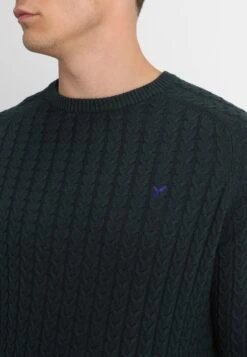 Pier One Jersey De Punto - Mottled Dark Green -Ropa De Hombre Ventas 57135d716ea04a579655d27a9bc59ae3