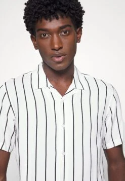 Pier One 2 Pack - Camisa - Black/White -Ropa De Hombre Ventas 57ce1e0e5f264ad1b69f99a43f374e15