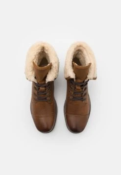 Pier One Leather - Botines Con Cordones - Camel -Ropa De Hombre Ventas 58338f66cc624a14b1e5d27e7e21ebaf