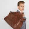 Pier One Unisex - Bolsa De Fin De Semana - Dark Brown
