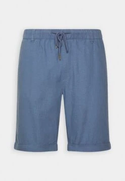 Pier One Linen Blend Drawcord Shorts- Shorts - Blue -Ropa De Hombre Ventas 609305b411ae4fd897e85e7620e5b545