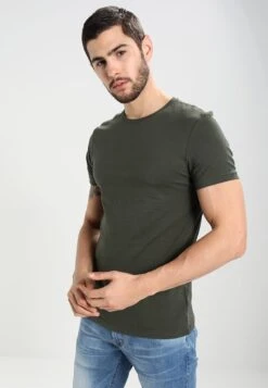 Pier One 2 Pack - Camiseta Básica - Black -Ropa De Hombre Ventas 67d53c8828e0474aa833413567e03b74