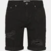 Pier One Shorts Vaqueros - Black -Ropa De Hombre Ventas 6a5f776f052149fab21c0f7a06b3f55c