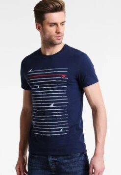 Pier One Camiseta Estampada - Navy