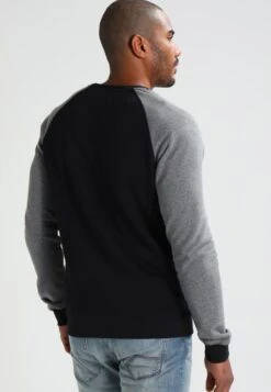 Pier One Sudadera - Grey Melange/Black -Ropa De Hombre Ventas 7186947d9485429e9ee44f5df66c6210