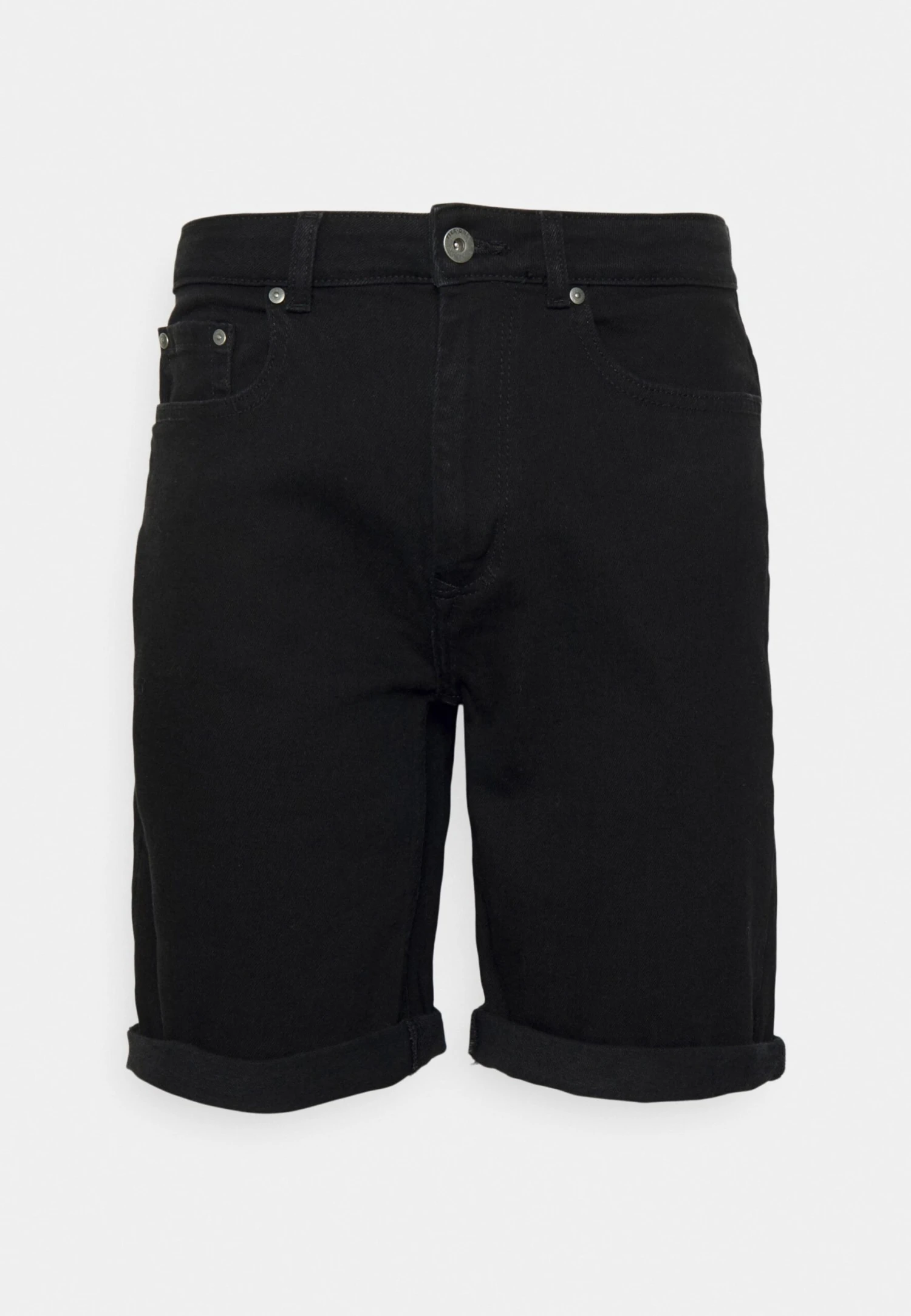 Pier One Shorts Vaqueros - Black Denim 3 Pier One Shorts Vaqueros - Black Denim