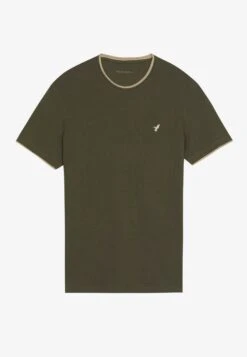 Pier One Camiseta Básica - Olive -Ropa De Hombre Ventas 735676e75b064937abef5cbc6fc71400