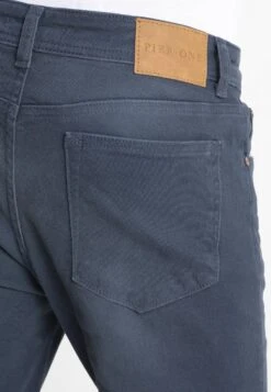 Pier One Coloured Baron - Vaqueros Slim Fit - Dark Blue -Ropa De Hombre Ventas 8190d0381c3340488df2e1b56401ad3b