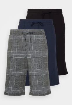 Pier One 3 Pack - Pantalón De Pijama - Blue/Dark Blue/Black -Ropa De Hombre Ventas 81ab57740cad436c85d9364cf741b6b8