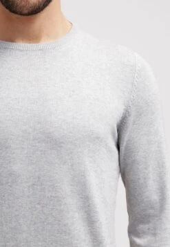 Pier One Basic Crewneck - Jersey De Punto - Light Grey -Ropa De Hombre Ventas 84bce05096b94c09b9c8a396de30ba85