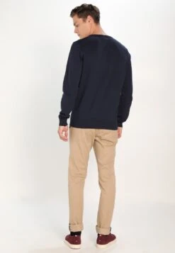 Pier One Basic Crewneck - Jersey De Punto - Dark Blue -Ropa De Hombre Ventas 87a3dabd6af943dca2beef3a6a314252