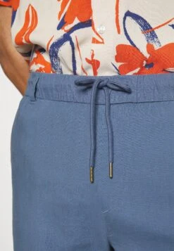 Pier One Linen Blend Drawcord Shorts- Shorts - Blue -Ropa De Hombre Ventas 87c8fc6ffcc340718daf1bf023c8502d