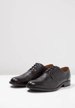 Pier One Leather - Zapatos Con Cordones - Black -Ropa De Hombre Ventas 899f7d61c3284b97ba7bc19c719fb722