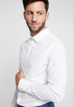 Pier One 2 Pack - Camisa Elegante - White -Ropa De Hombre Ventas 904cef72816b425da821170568e562cd