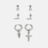 Pier One 3 Pack Unisex - Pendientes - Silver-Coloured -Ropa De Hombre Ventas 91ff65dc2d62466d9aae0c3f60ce44b7