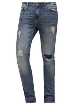 Pier One Vaqueros Slim Fit - Destroyed Denim -Ropa De Hombre Ventas 9b48a2cef68b49b89f96b8c7c1be13de