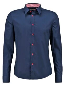 Pier One Camisa - Dark Blue/Red -Ropa De Hombre Ventas 9b8be06526f7479ca5886010560f8d17