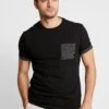 Pier One Camiseta Estampada - Black -Ropa De Hombre Ventas 9d71ef607fc14954be7aebb7643fdce1