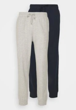 Pier One 2 Pack - Pantalón De Pijama - Dark Blue/Mottled Light Grey -Ropa De Hombre Ventas a09bfd20bcd84e39aeecebf2df10c7b2
