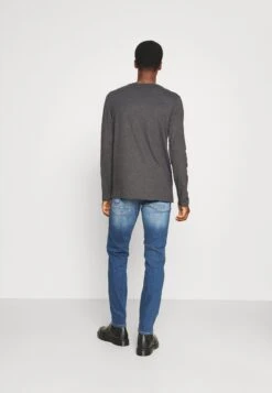 Pier One 2 Pack - Camiseta De Manga Larga - Dark Grey/Black -Ropa De Hombre Ventas a601e52fa7974b079f93b858d4b782ec