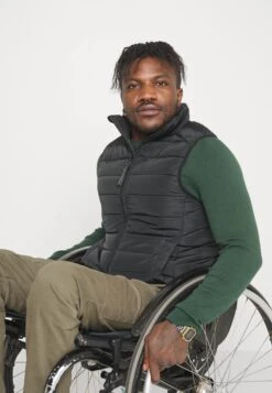 Pier One Chaleco - Black -Ropa De Hombre Ventas a6287727bfd1418cabf8305da2875468